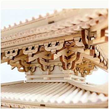 Amazon | ウッディジョー 1/75 薬師寺 東塔 木製模型 組み立て